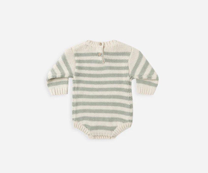 Rex Romper | Fern Stripe