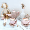 Floral Stuffed Toy Tea Set