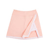 Prepletic™ Samantha Skort | Pompano Peach with Palm Beach Pink Stripe & Palm Beach Pink Stork