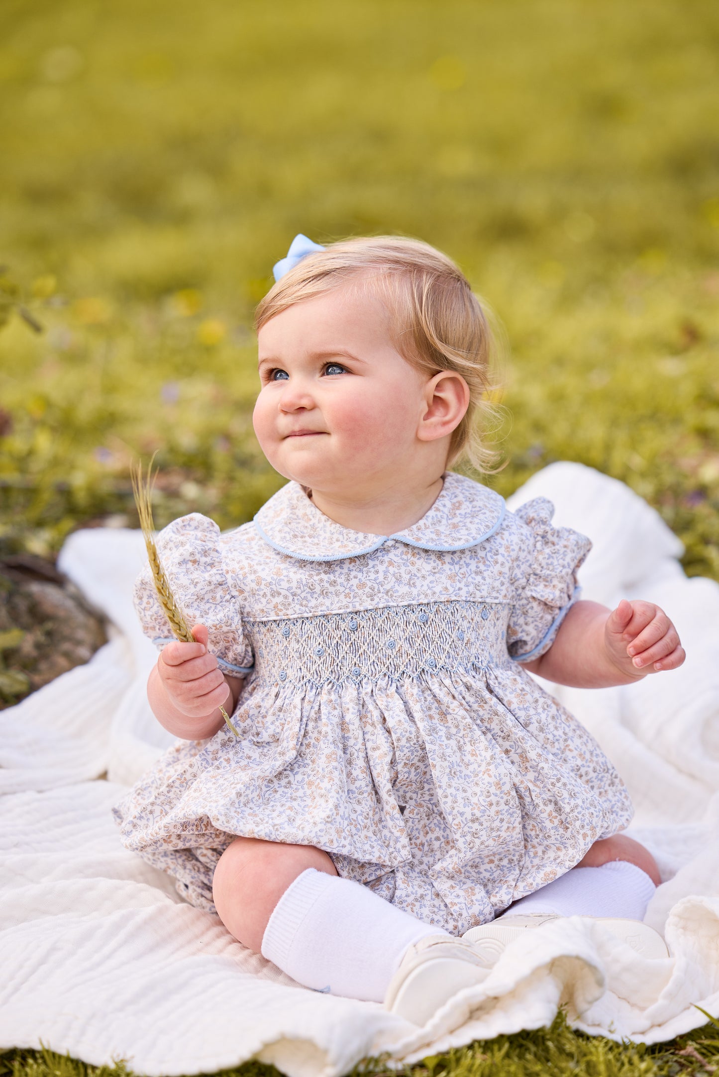 Smocked Peter Pan Bubble | Winthrop Floral