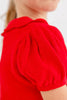 Short Sleeve Maude's Sweater  | Richmond Red