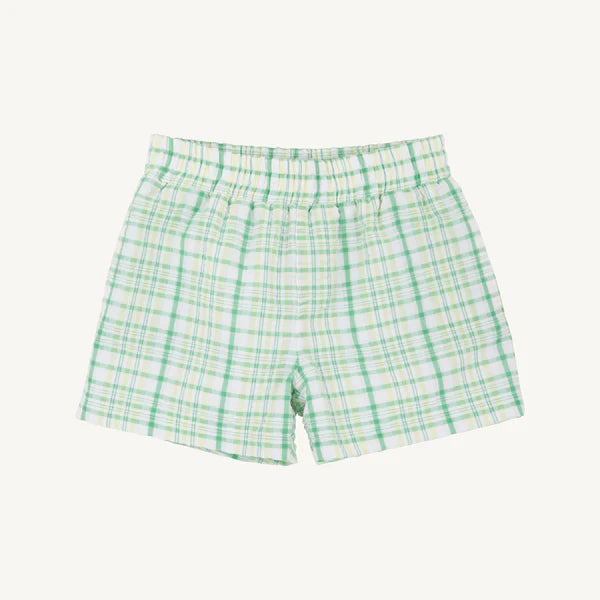 Sheffield Shorts | Gibson Island Green & Lake Worth Yellow Sewanee Seersucker