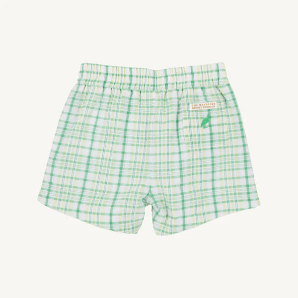 Sheffield Shorts | Gibson Island Green & Lake Worth Yellow Sewanee Seersucker