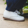 Todd High-Top Leather Bootie | White