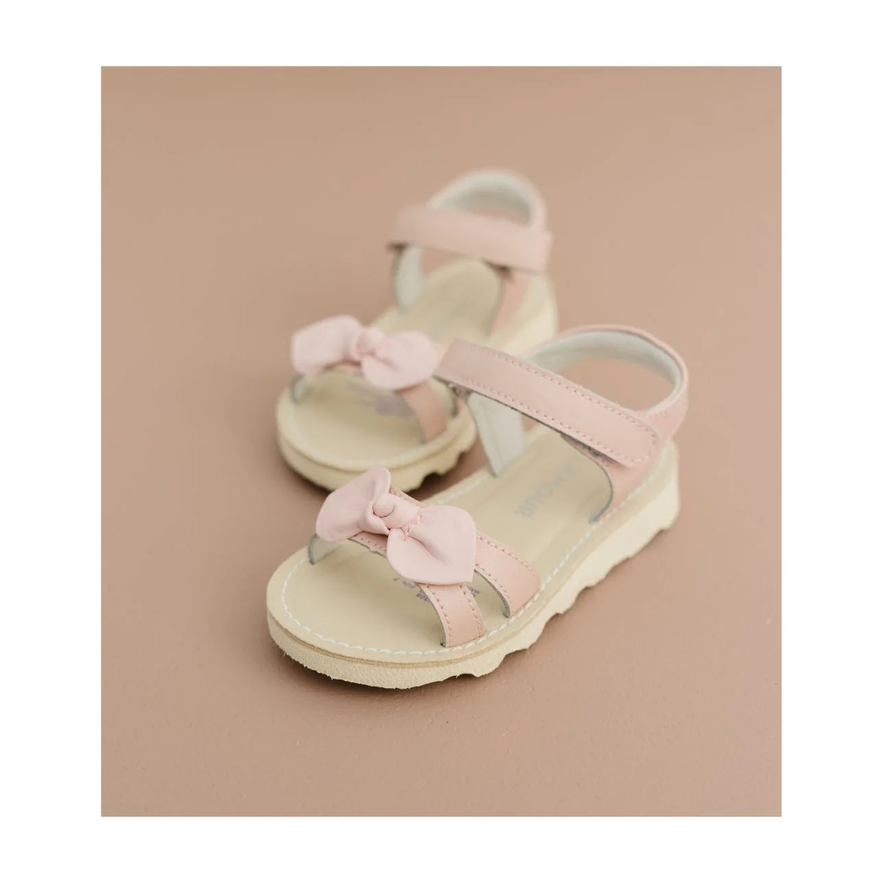 Leigh Knotted Bow Sandal | Pink