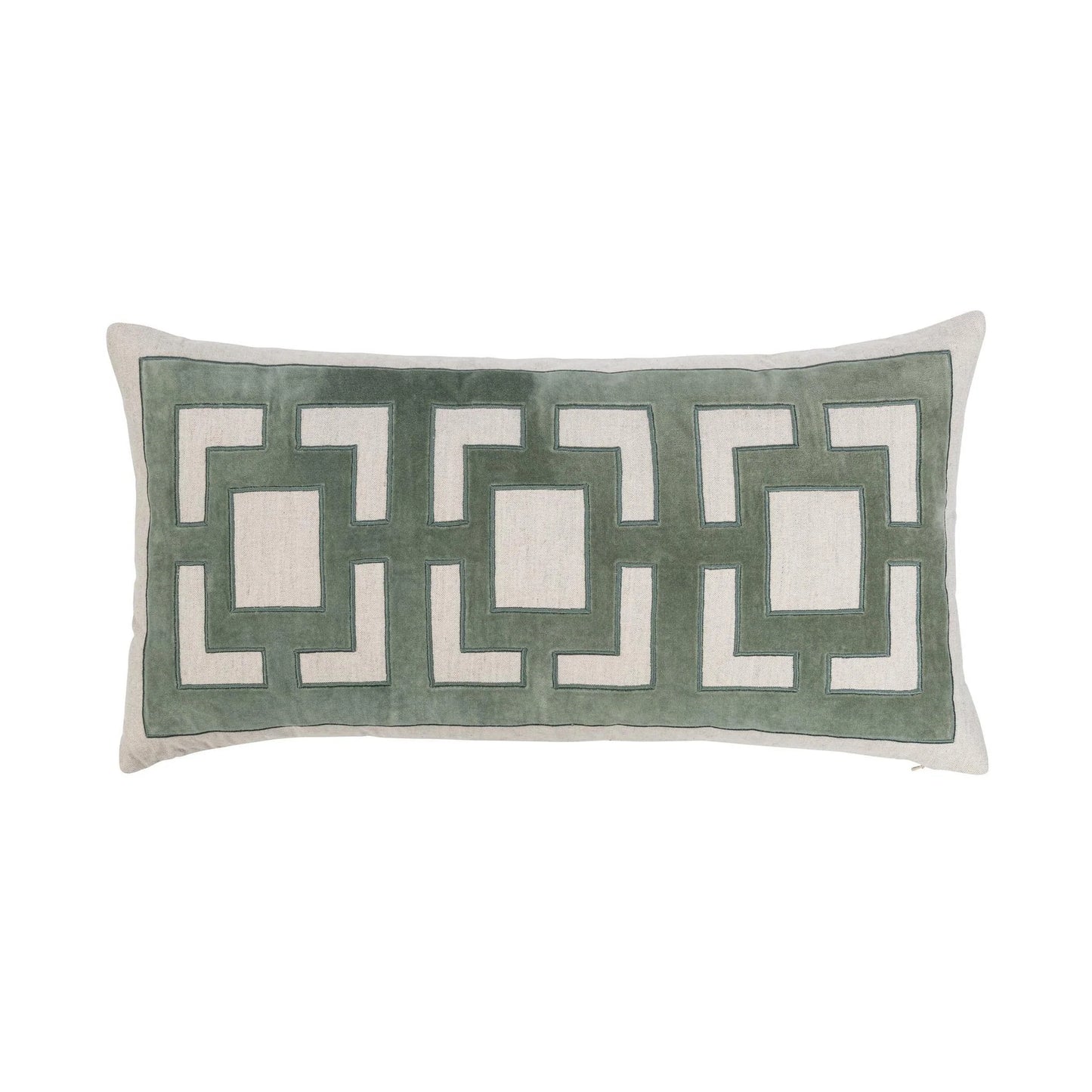 Corbin Jade Green Lumbar Pillow | 14x26