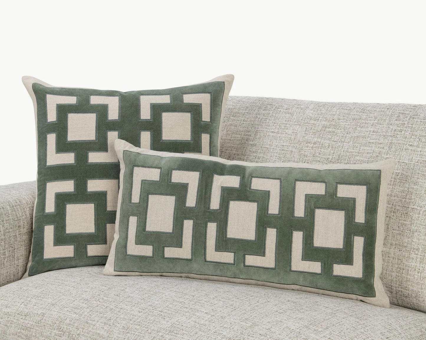 Corbin Jade Green Lumbar Pillow | 14x26