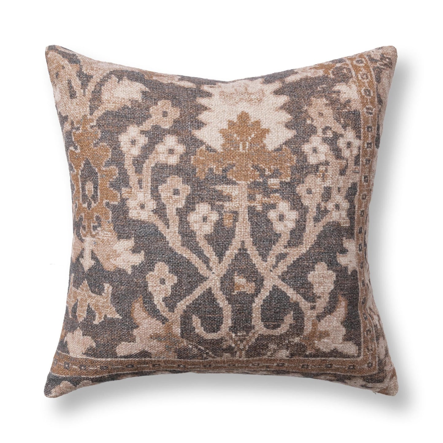 JL Chalet Pillow | Dark Clove Brown | 22"