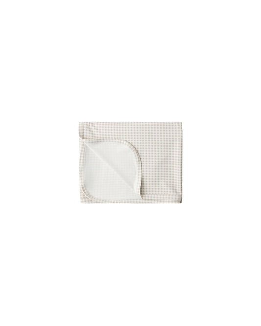 Bamboo Swaddle | Oat Gingham