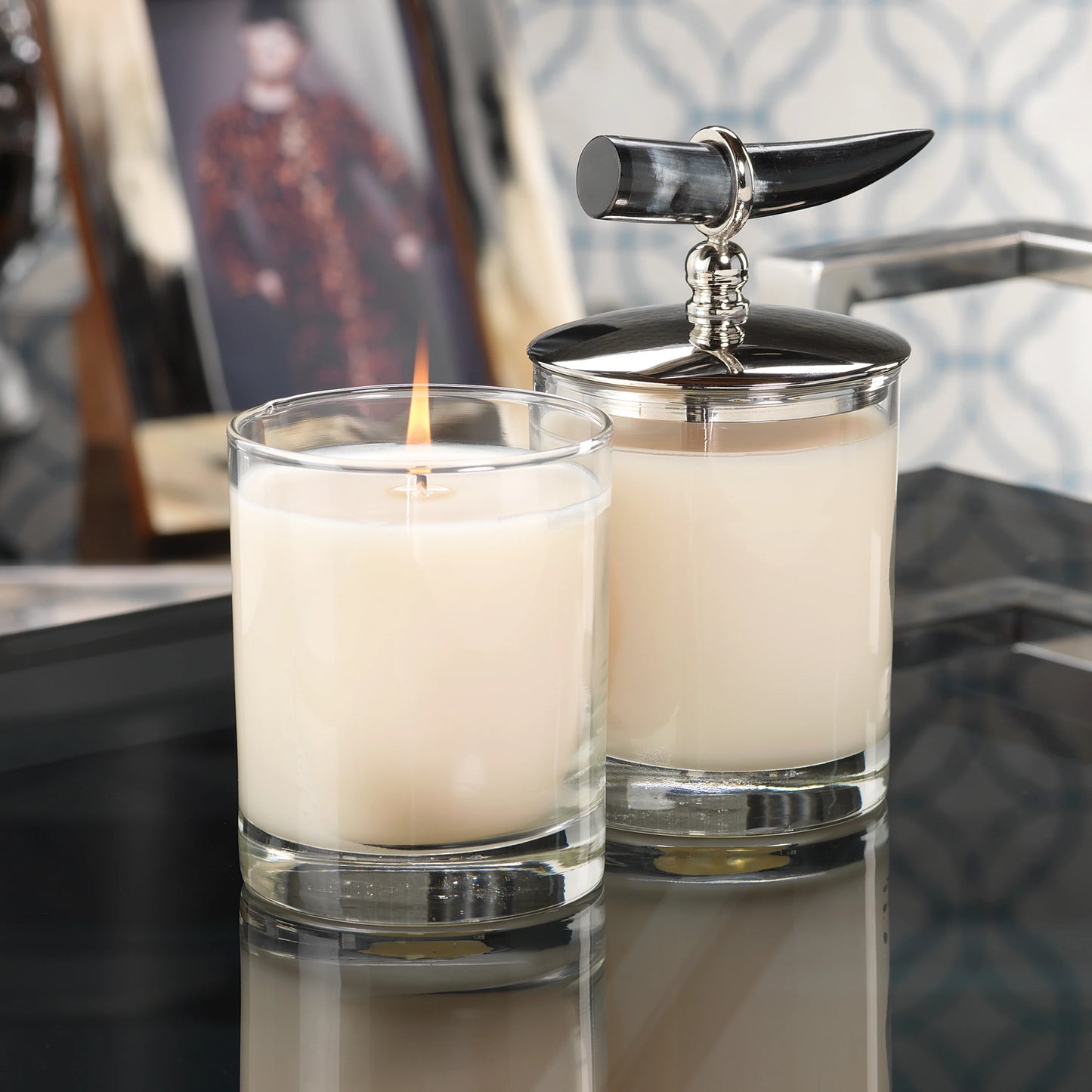 Côte d’Ivoire Scented Candle with Horn Lid