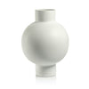 Nora White Stoneware Vase