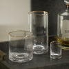 Optic High Ball with Gold Rim