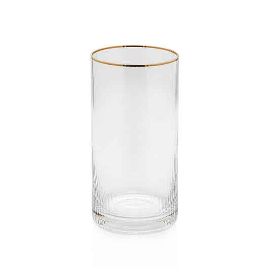 Optic High Ball with Gold Rim