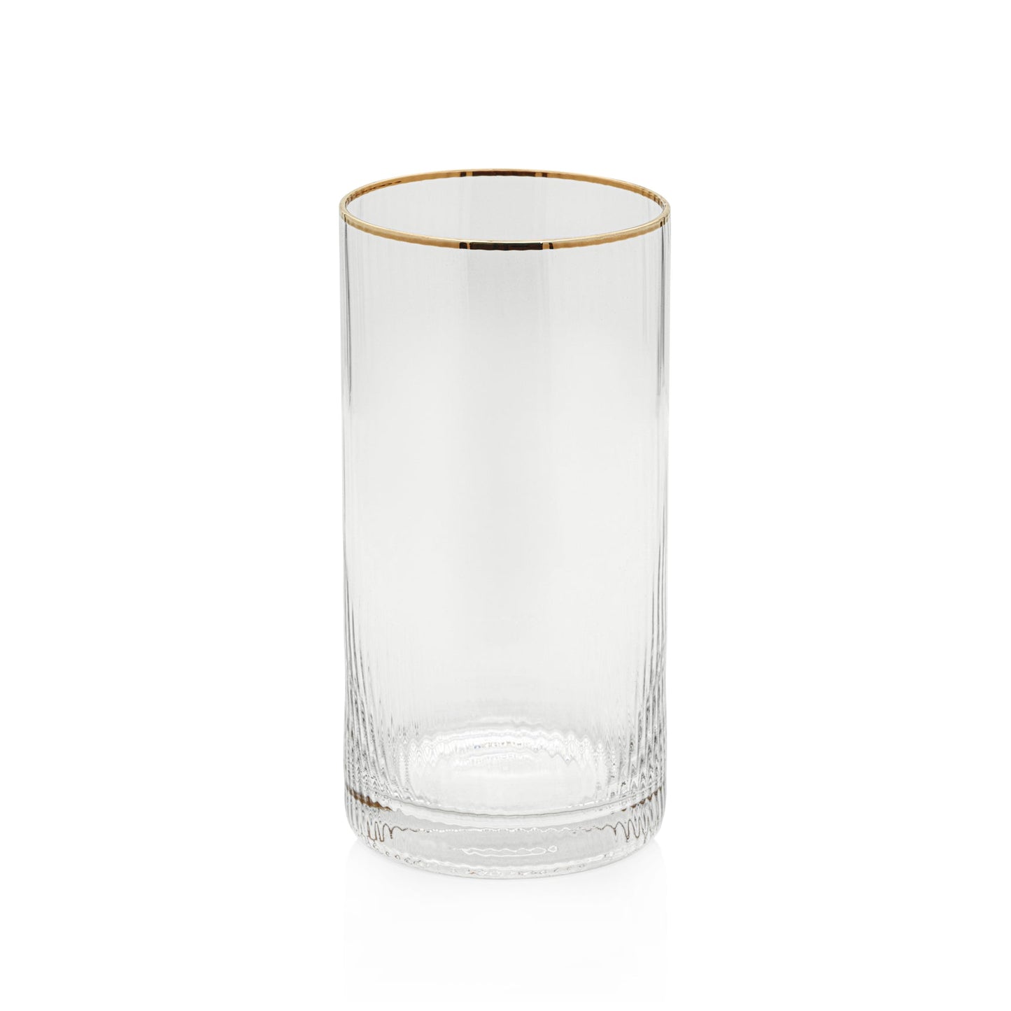 Optic High Ball with Gold Rim