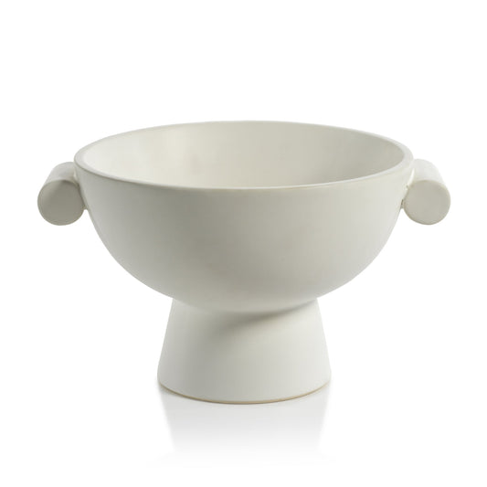 Baden Matt White Ceramic Bowl