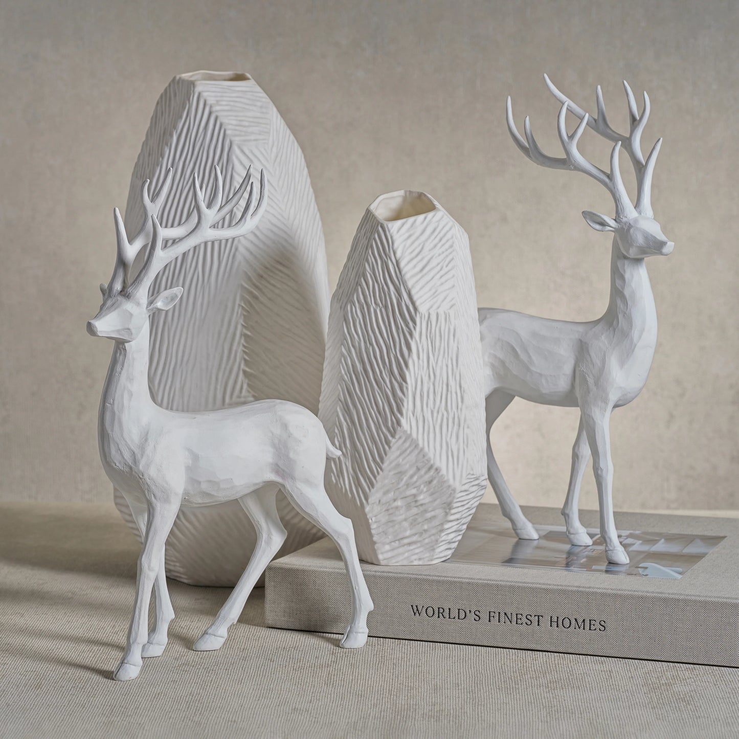 All White Decorative Deer | 2 styles