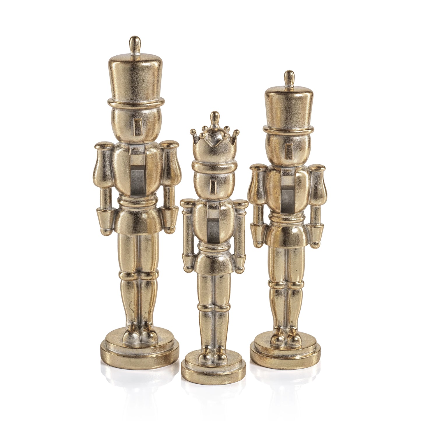 Gold Metallic Decorative Nutcracker | 3 sizes