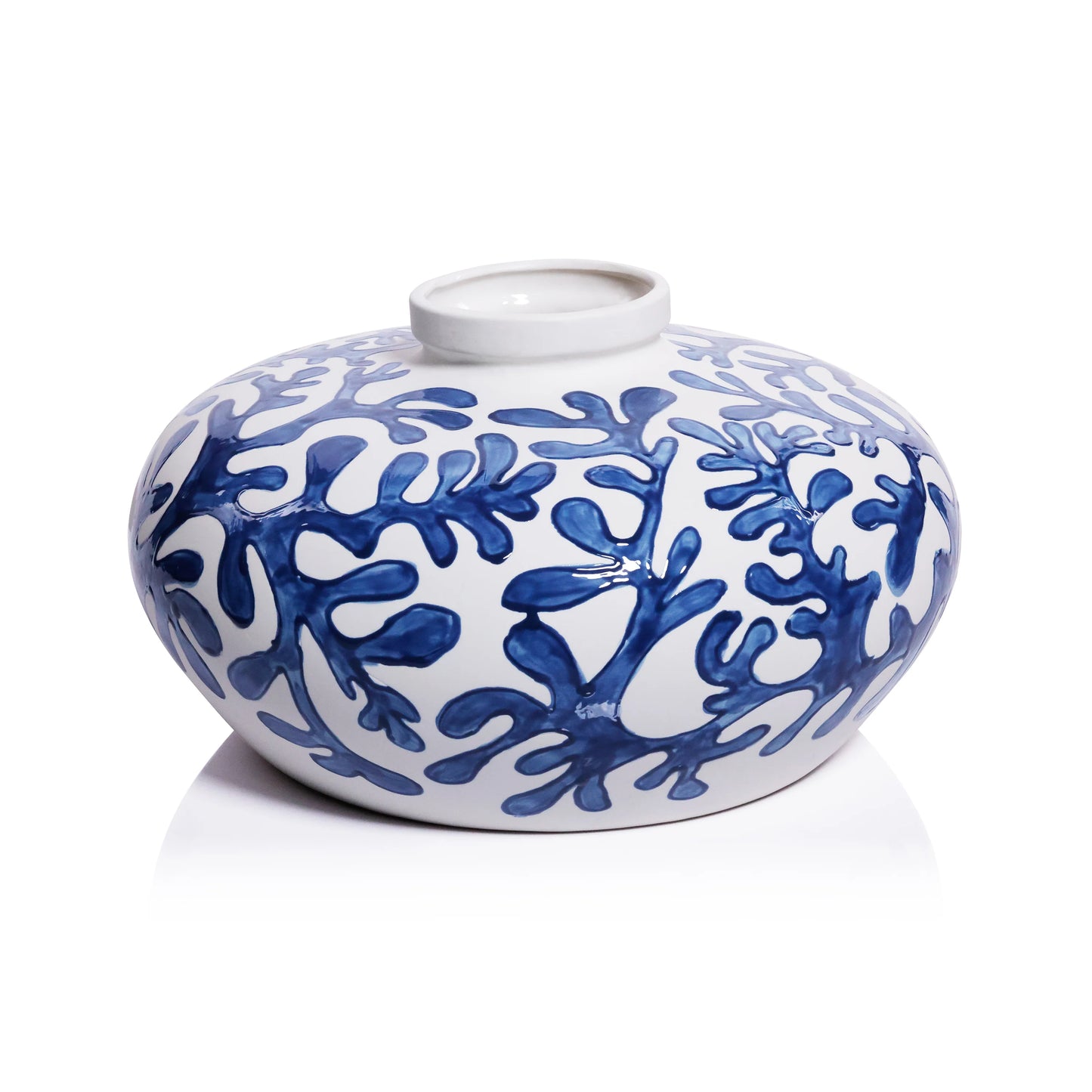 Bermuda Coral Stoneware Vase