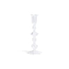 Marais Blown Glass Candle Holder - Clear | 6.25 in