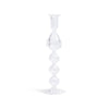Marais Blown Glass Taper Candle Holder - Clear | 9.25 in