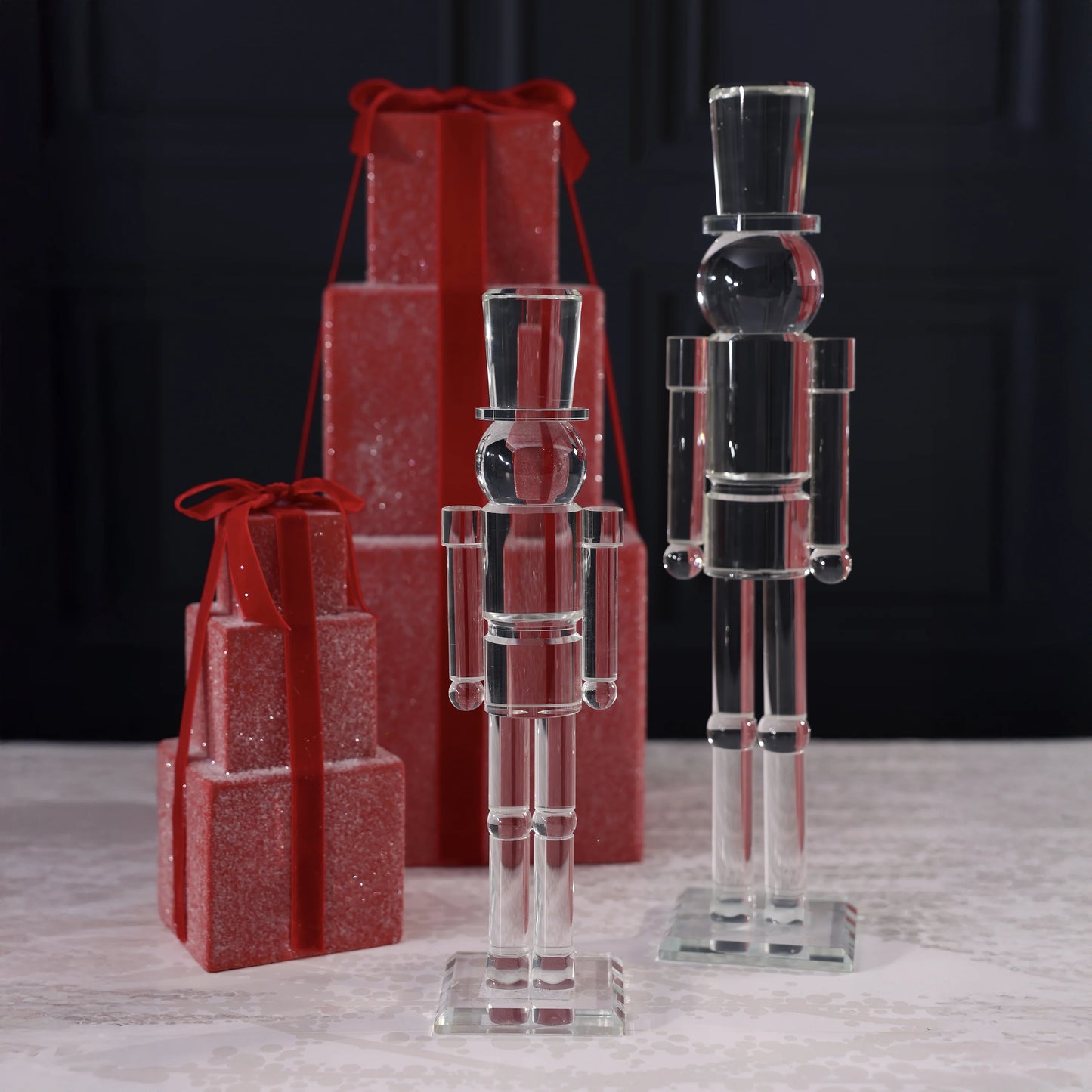 Glass Décor Nutcracker | 2 sizes