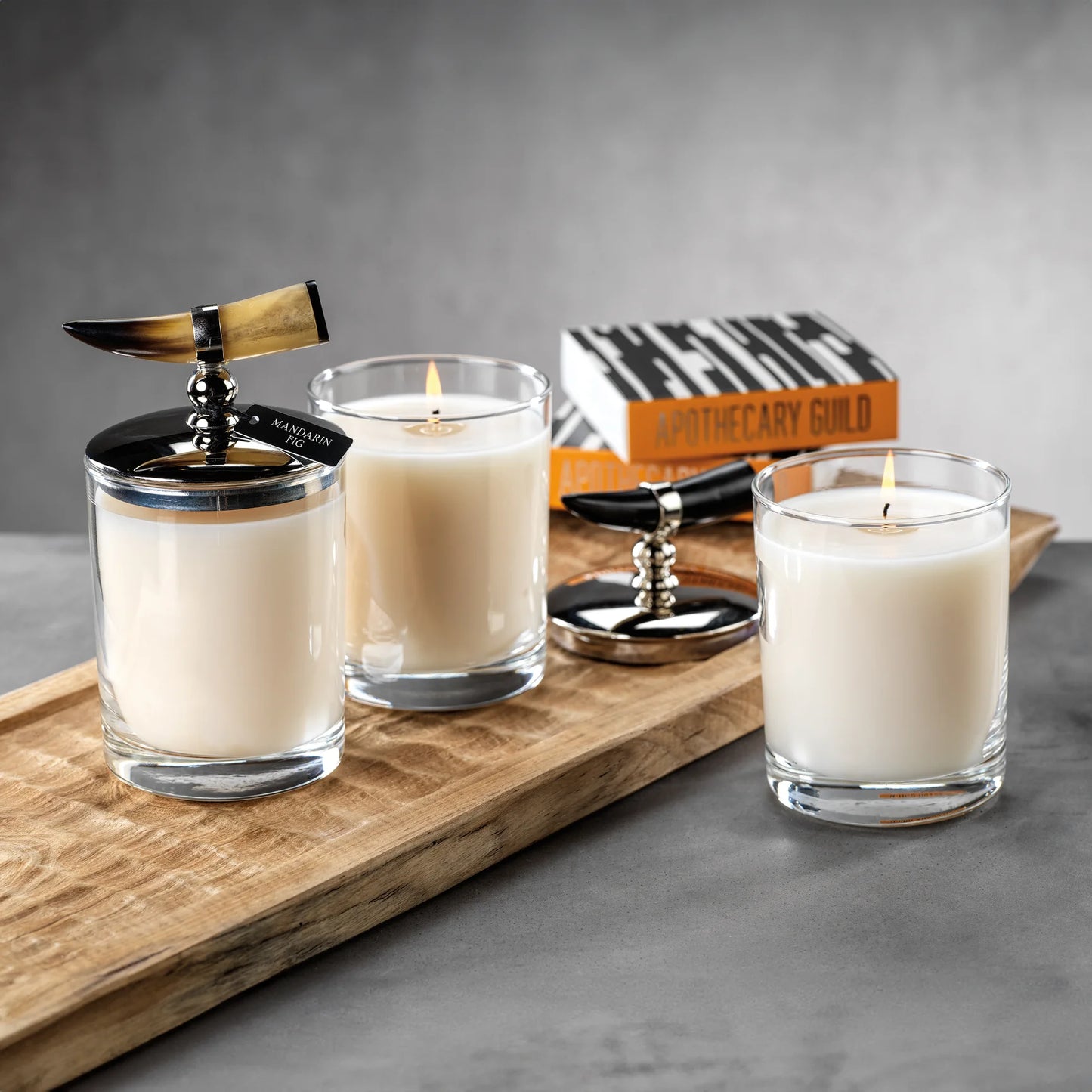 Côte d’Ivoire Scented Candle with Horn Lid