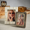 St. Ives Bone Inlaid Photo Frame | 5x7