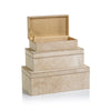 Corviglia Hair On Hide Leather Box | Medium