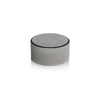 Arden Suede Leather Round Box | 6"