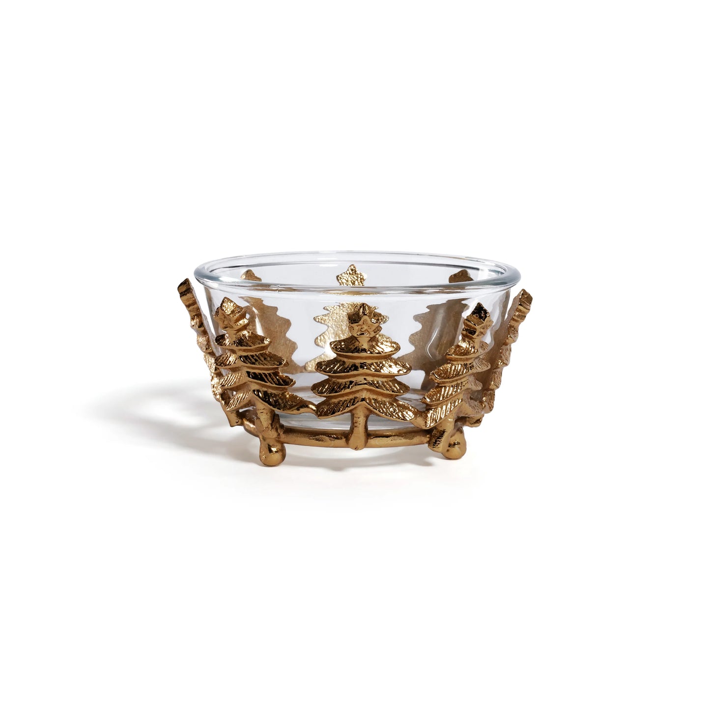 Forêt d’Hiver Glass and Alloy Bowl | Gold