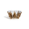 Forêt d’Hiver Glass and Alloy Bowl | Gold