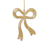 Beaded Bow Hanging Ornament | Gold | 2 sizes