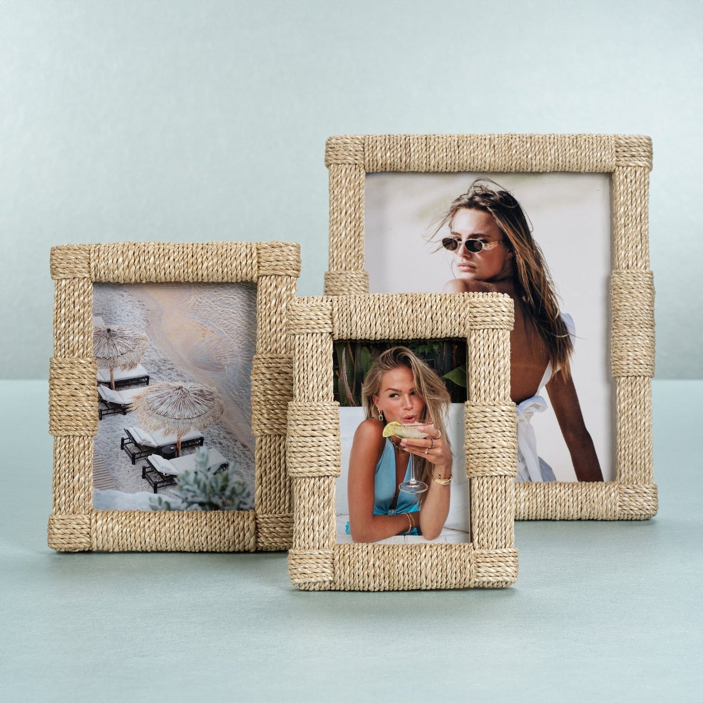 Abaca Rope Photo Frame | 8x10