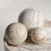 Rosso Verona Matte Marble Fill Ball | Small