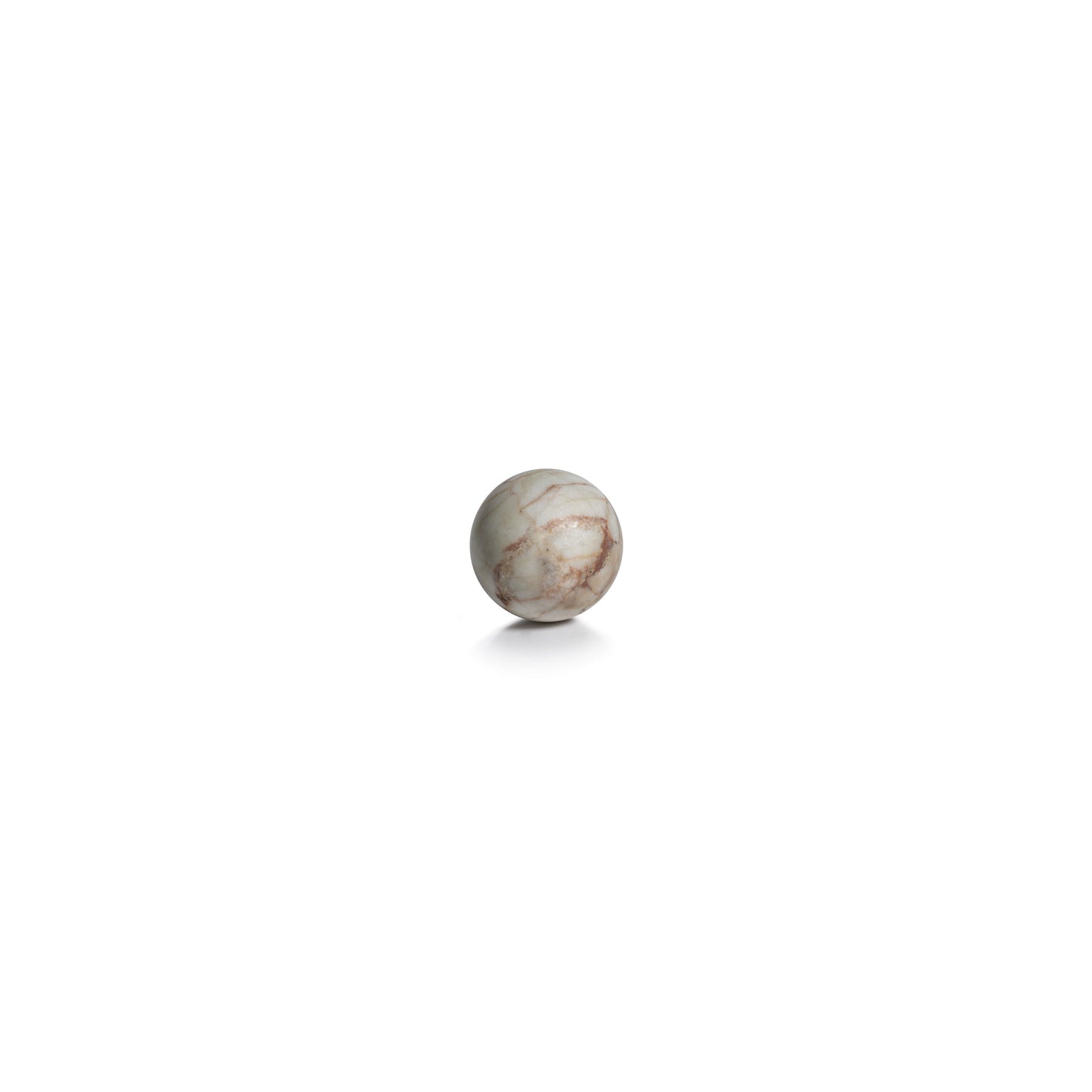 Rosso Verona Matte Marble Fill Ball | Small