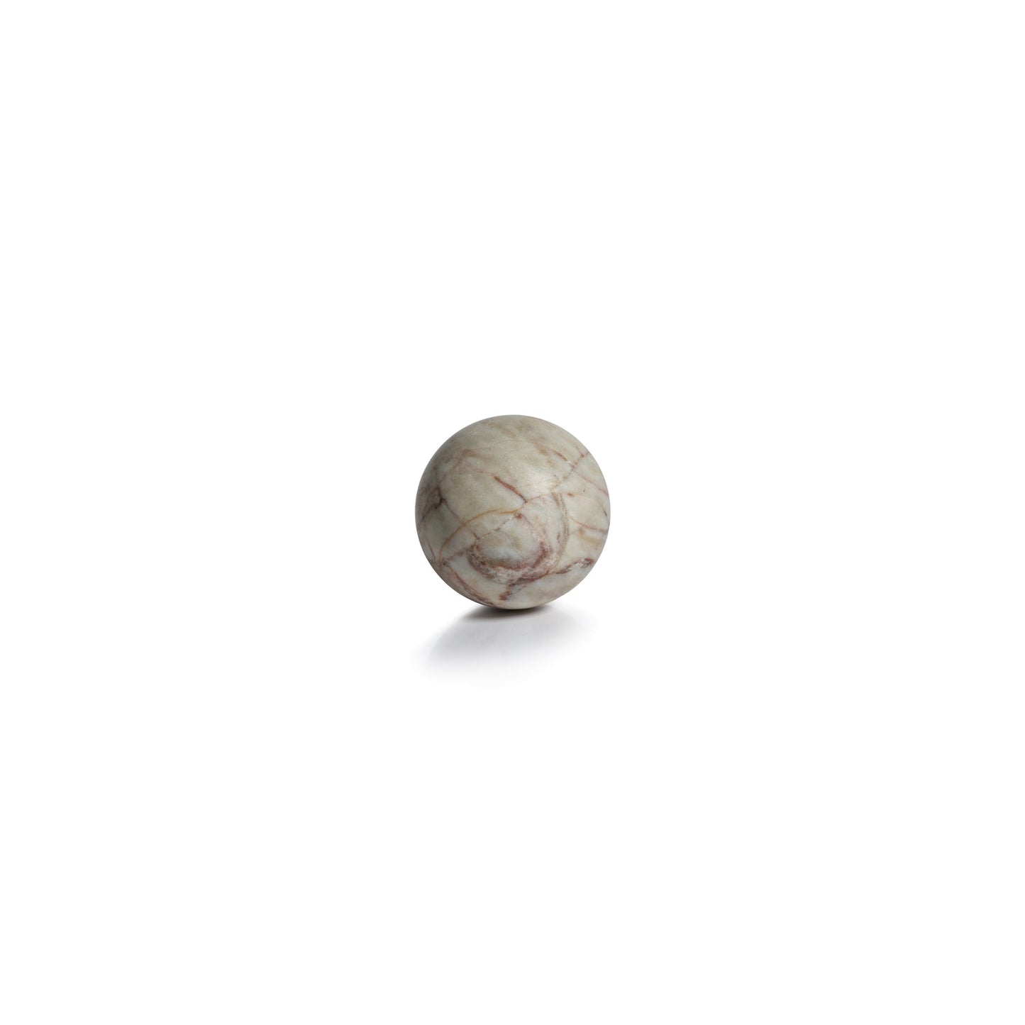 Rosso Verona Matte Marble Fill Ball | Medium