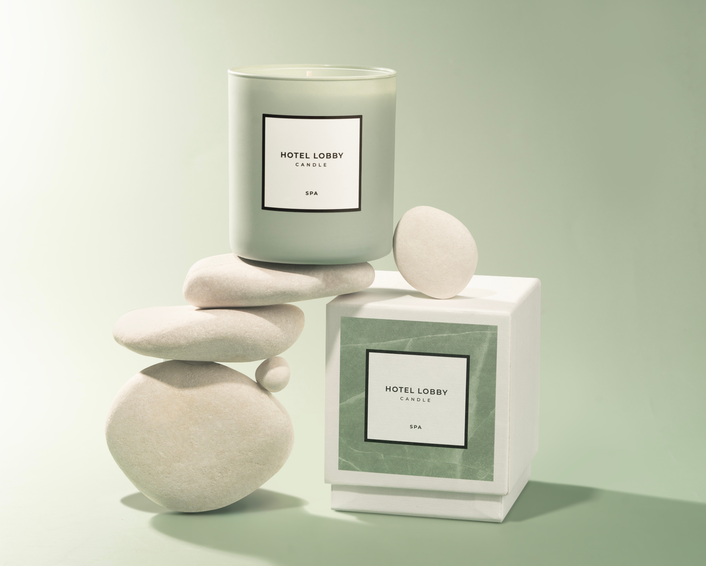 Hotel Lobby Spa | Relaxing Eucalyptus Luxury Soy Candle | 9.75 oz