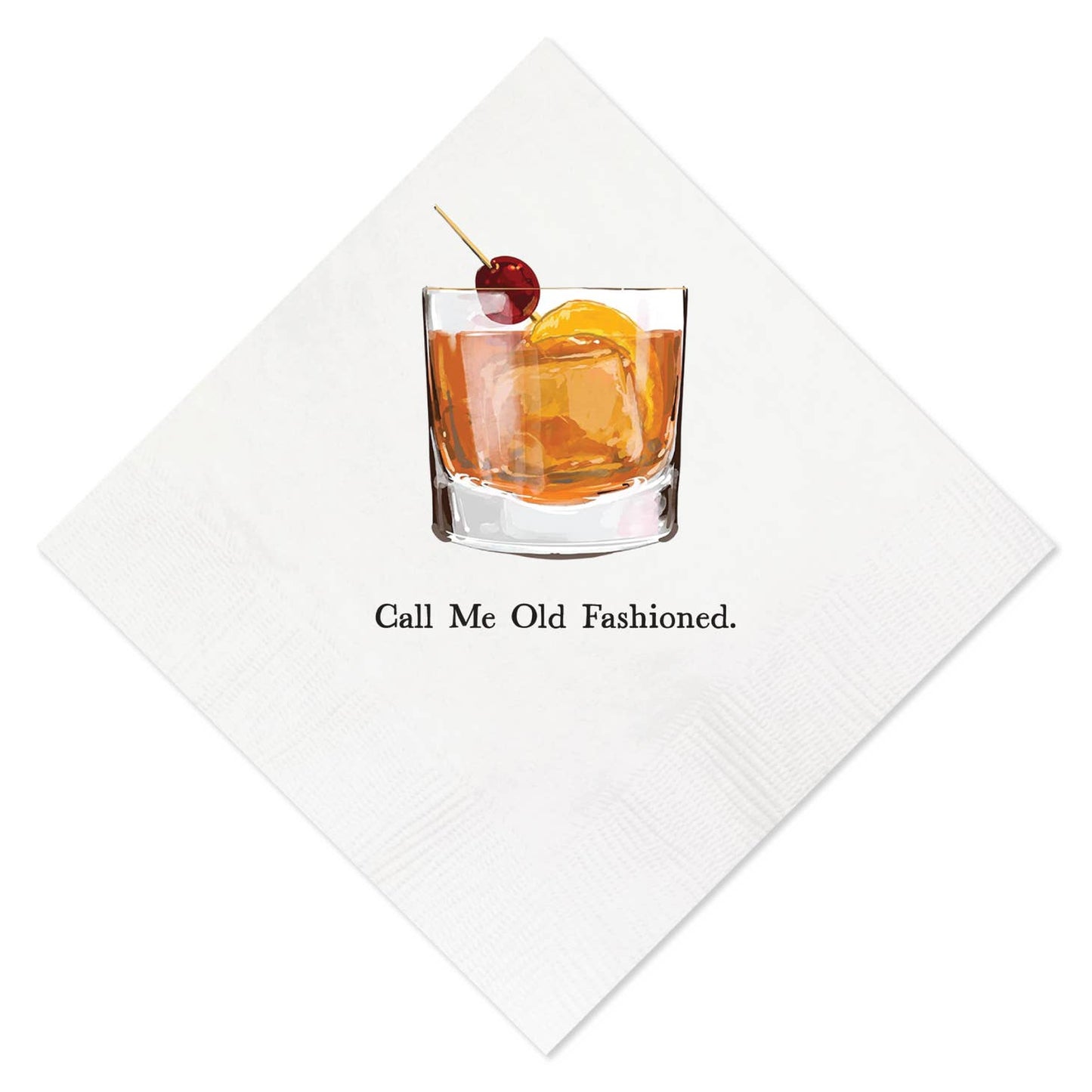Call Me Old Fashioned Cocktail Napkins | 20 Pack