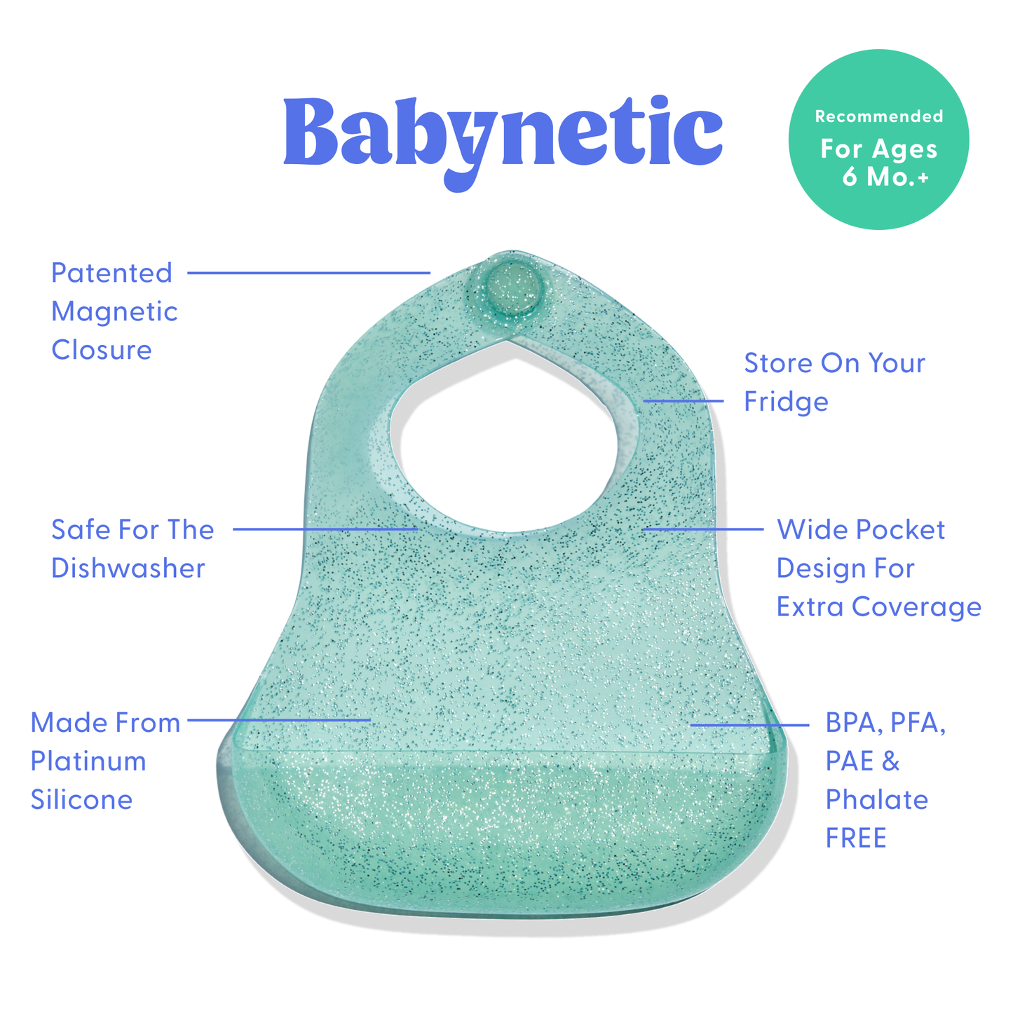 Magnetic Bib | Kiwi Jelly