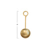Hammered Stainless Steel Spoon | Gold Finish