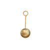 Hammered Stainless Steel Spoon | Gold Finish
