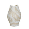 Hand-Painted Stoneware Vase | Cream