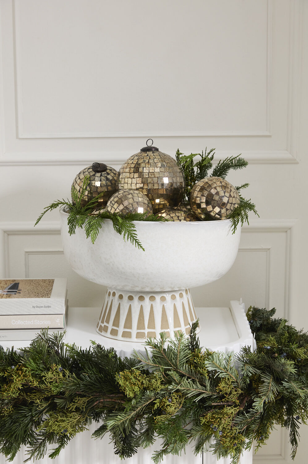 Antiqued Disco Ball Ornament