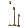 Gold Auric Candlestick | Medium (2.5 x 2.5 x 11.5)