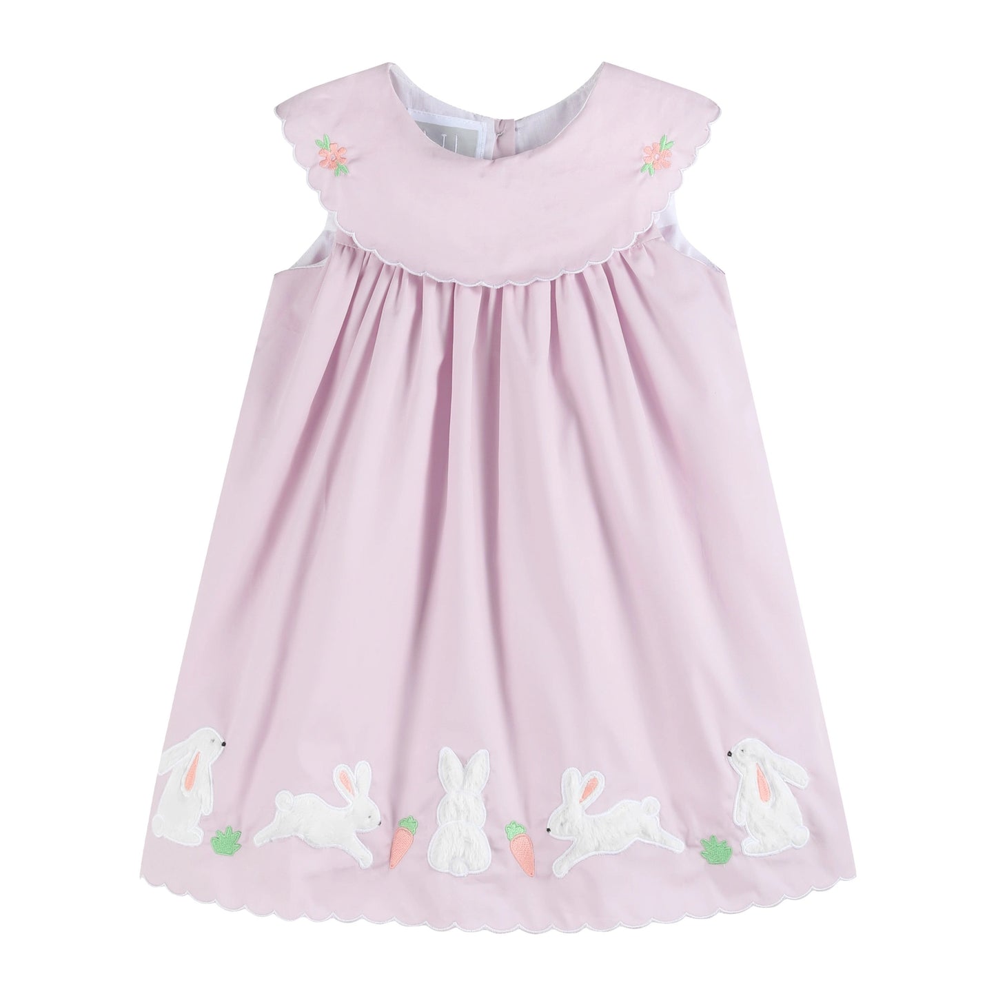 Light Purple Bunny + Flowers Dress
