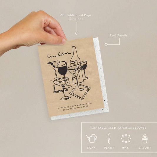 Cin Cin | Wedding Card