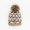 Fairisle Beanie Hat | Pebble