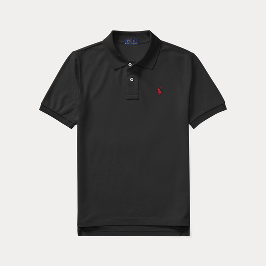 The Iconic Mesh Polo Shirt | Black