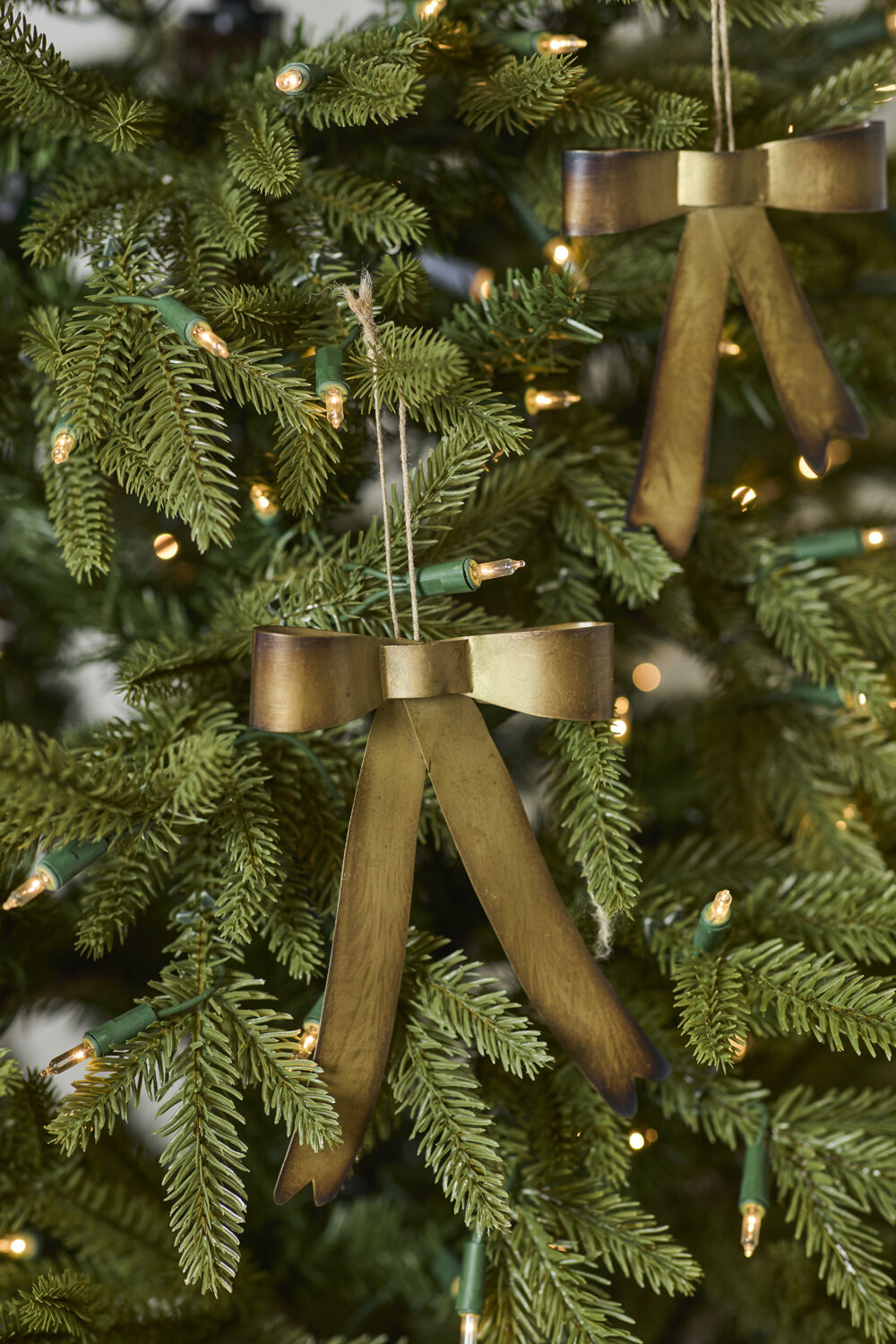Brassy Bow Ornament | 2 Sizes
