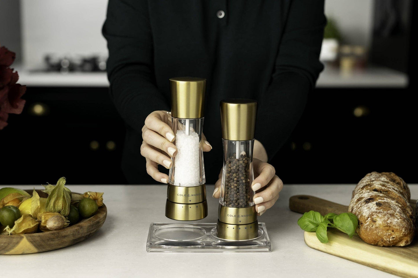 Cole & Mason Derwent Gold Salt & Pepper Mill | Salt & Pepper Set